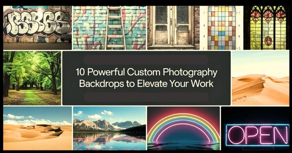 10 Powerful Custom Photography Backdrops to Elevate Your Work